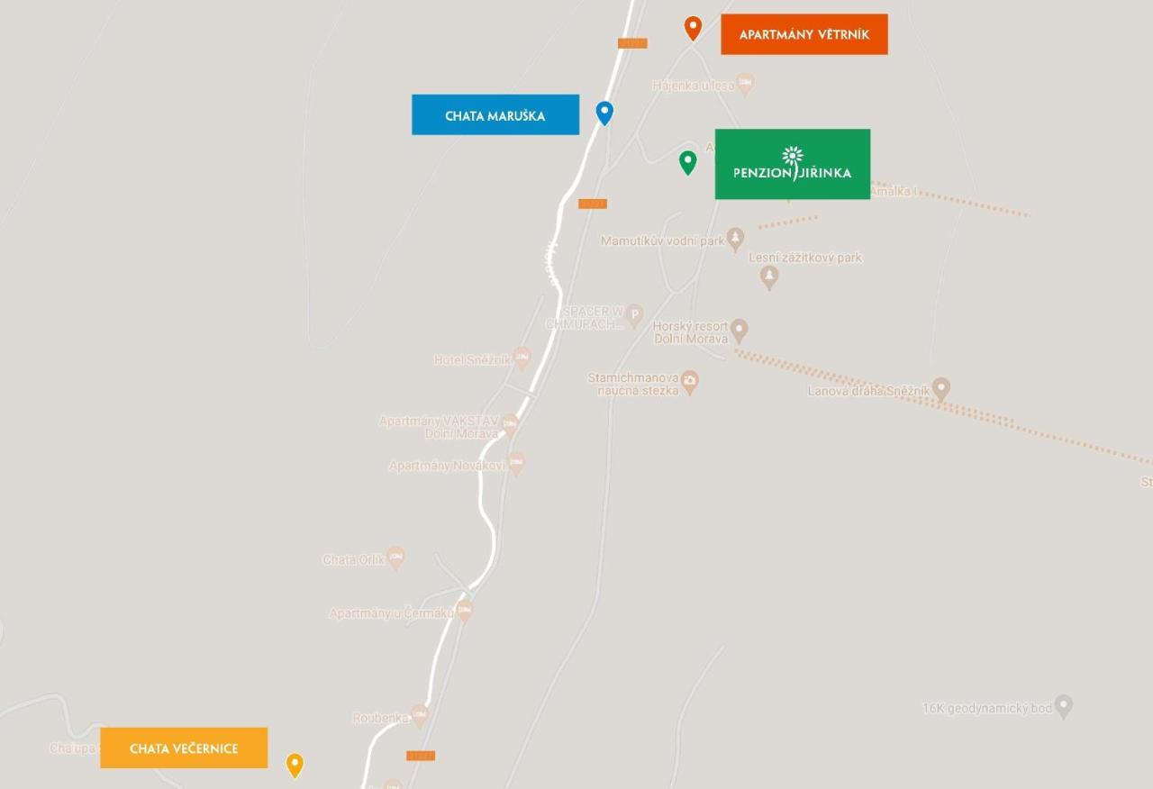 Vetrnik Depandance Hotelu Jirinka Dolní Morava 외부 사진